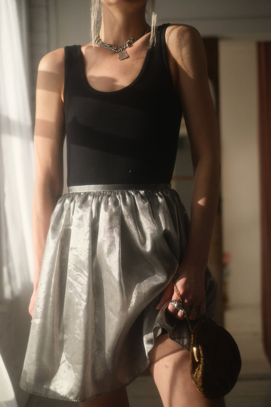 1990s Metallic Tutu Skirt
