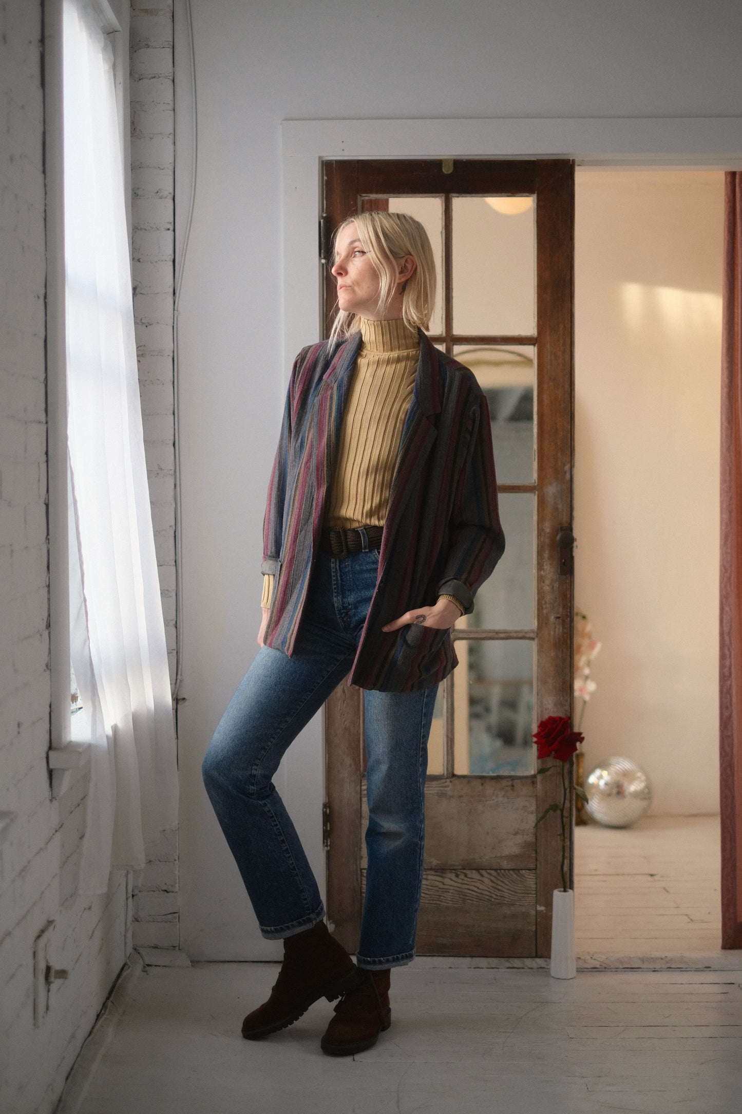 1980s Rainbow Stripe Blazer