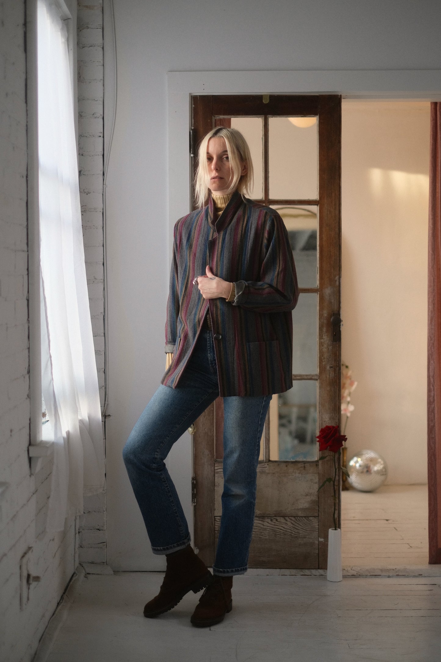 1980s Rainbow Stripe Blazer