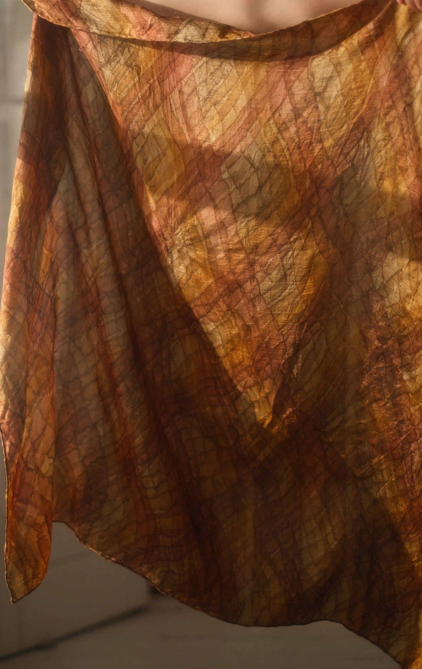 1990s Silk Watercolor Scarf