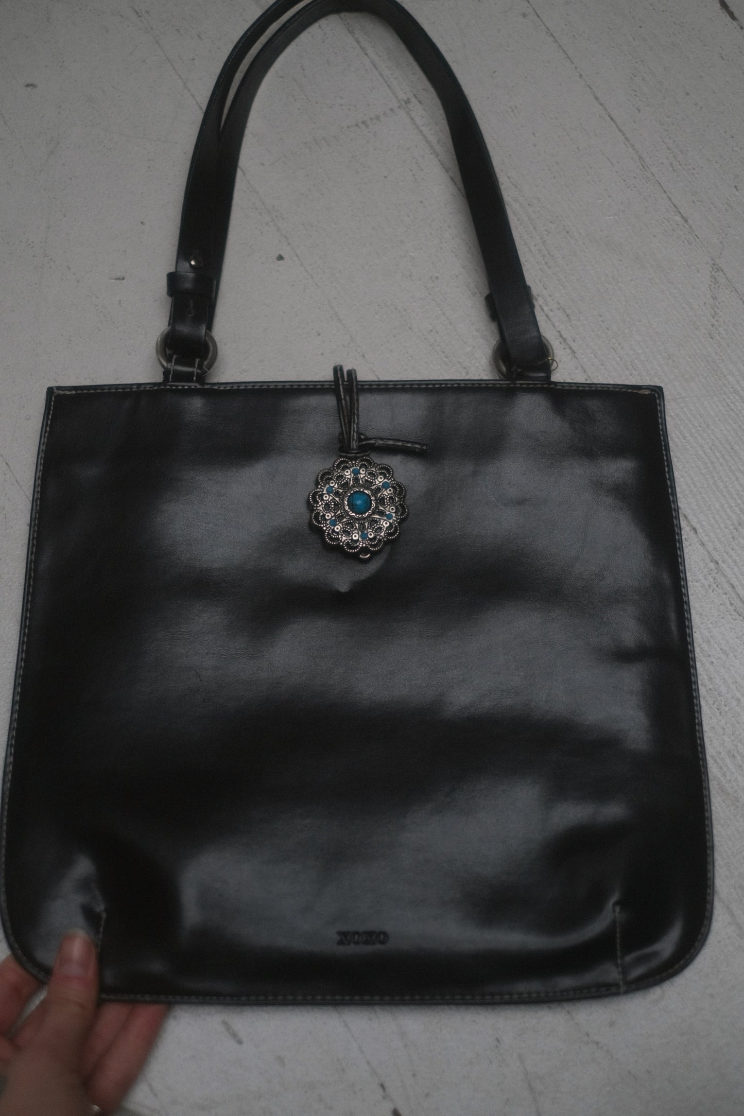 2000s Faux Leather XOXO Tote