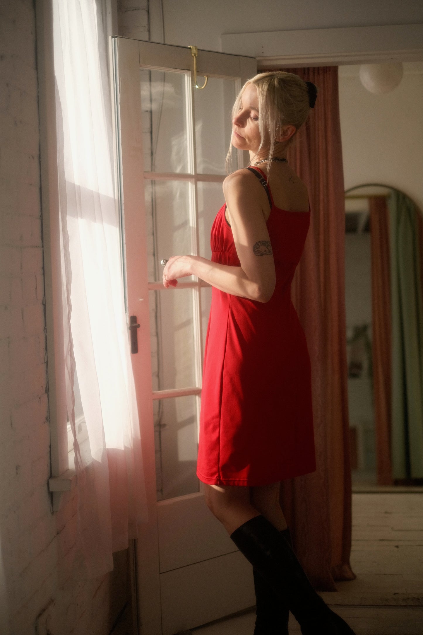 2000s Cerise Mini Dress