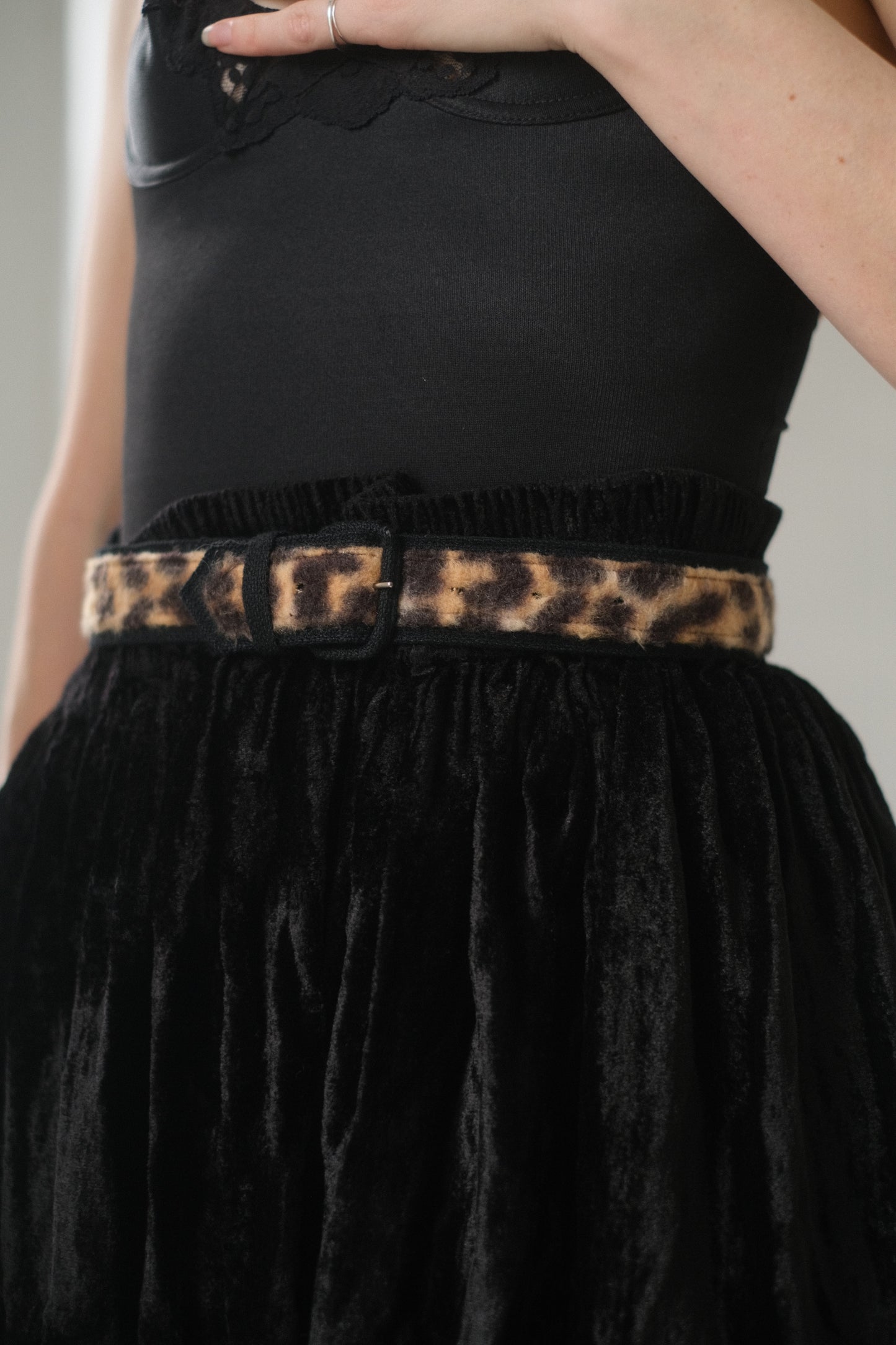 1980s Leopard Belt