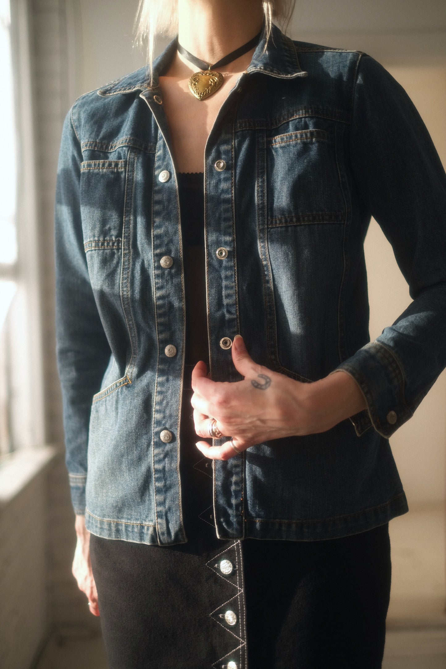 1990s Paris Blues Jean Jacket