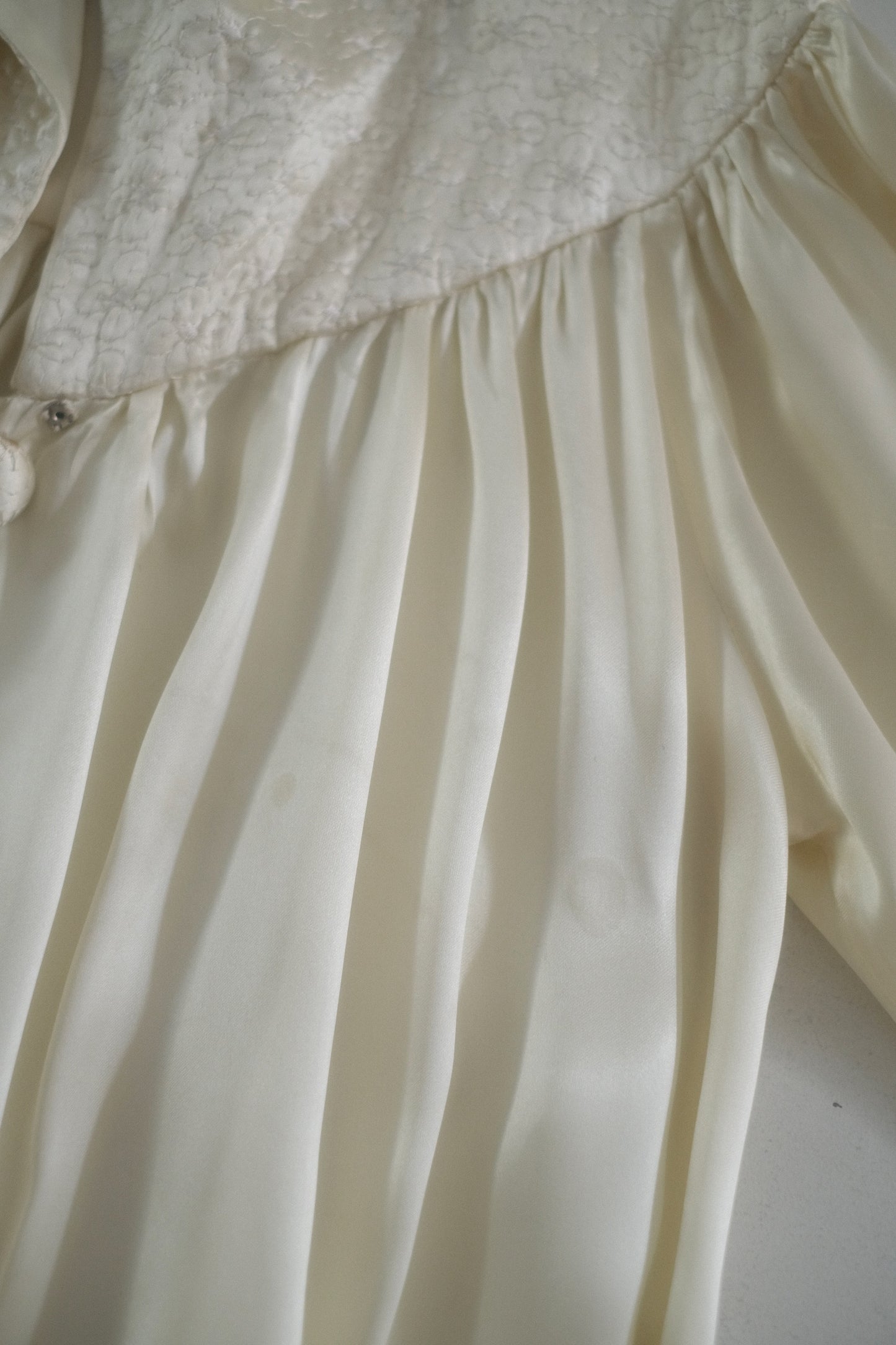 1940s Satin Duster