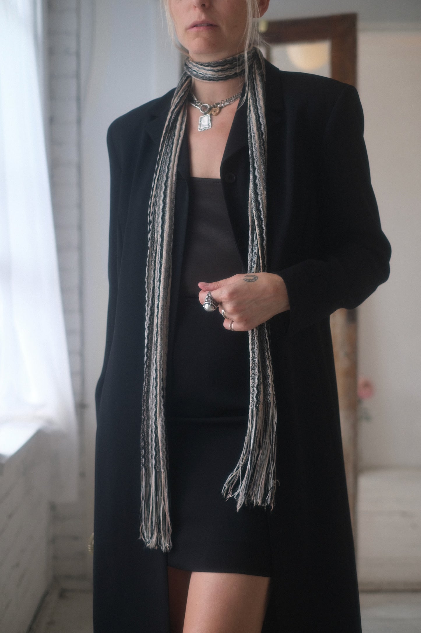 2000s Zig Zag Scarf
