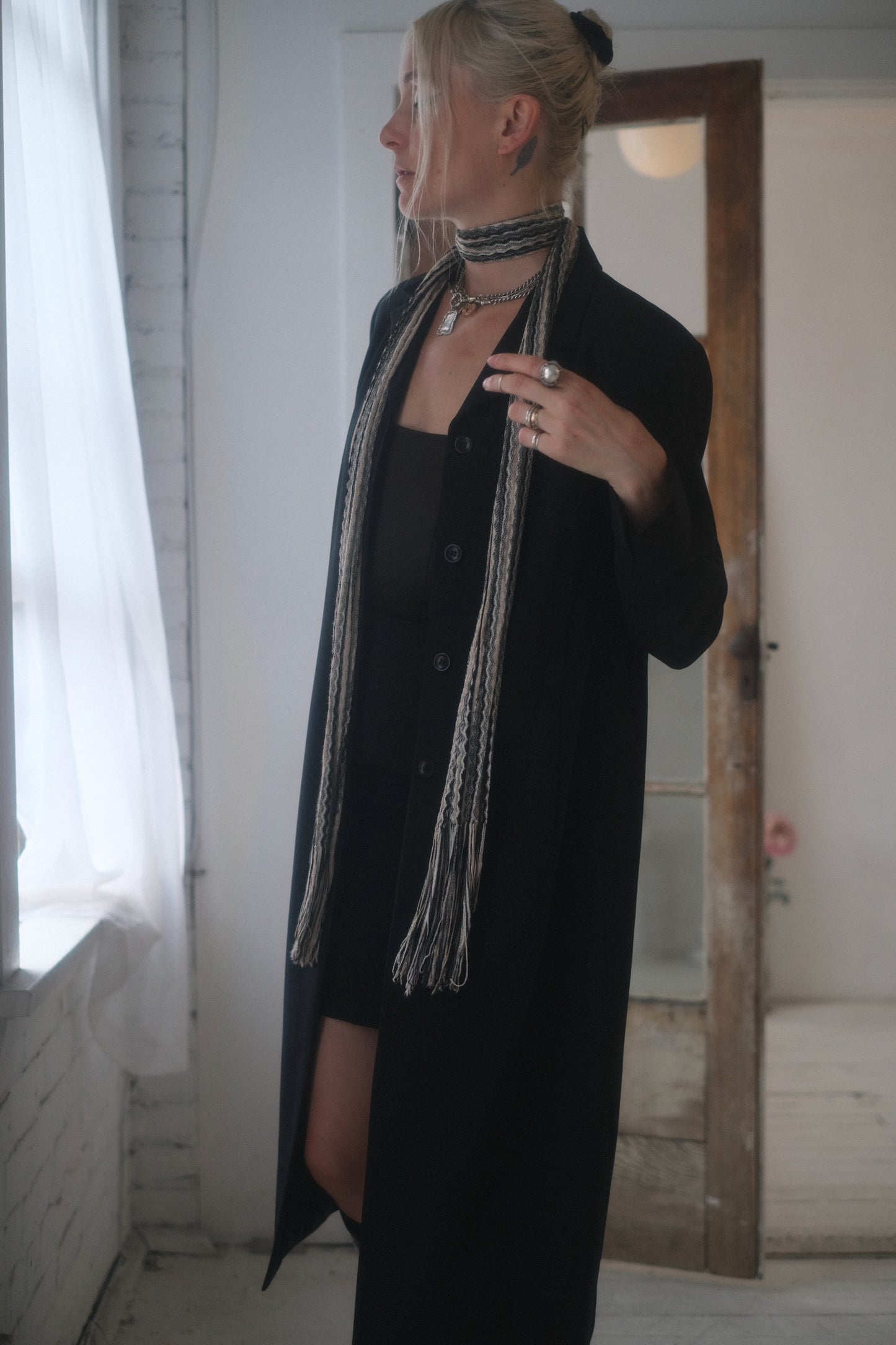 2000s Zig Zag Scarf