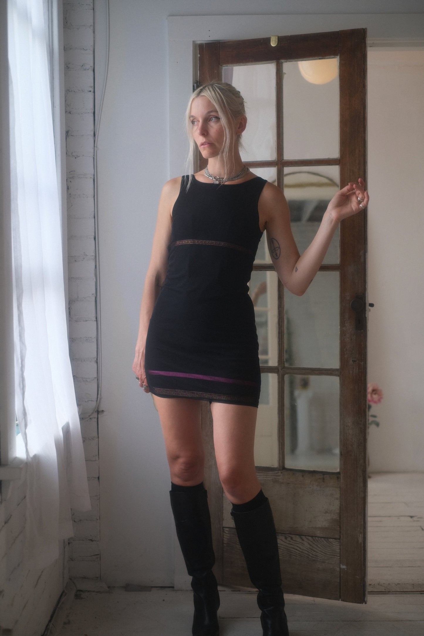 1990s Mesh + Sparkle Mini