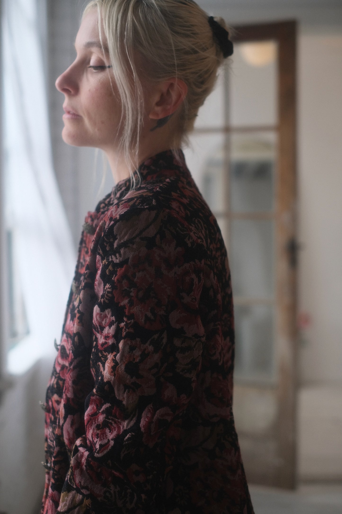 1990s Rose Tapestry Jacket