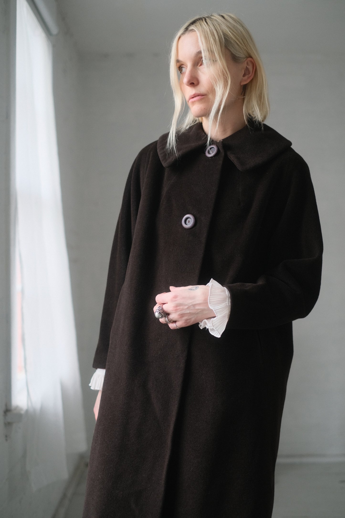 1950s Mocha Overcoat