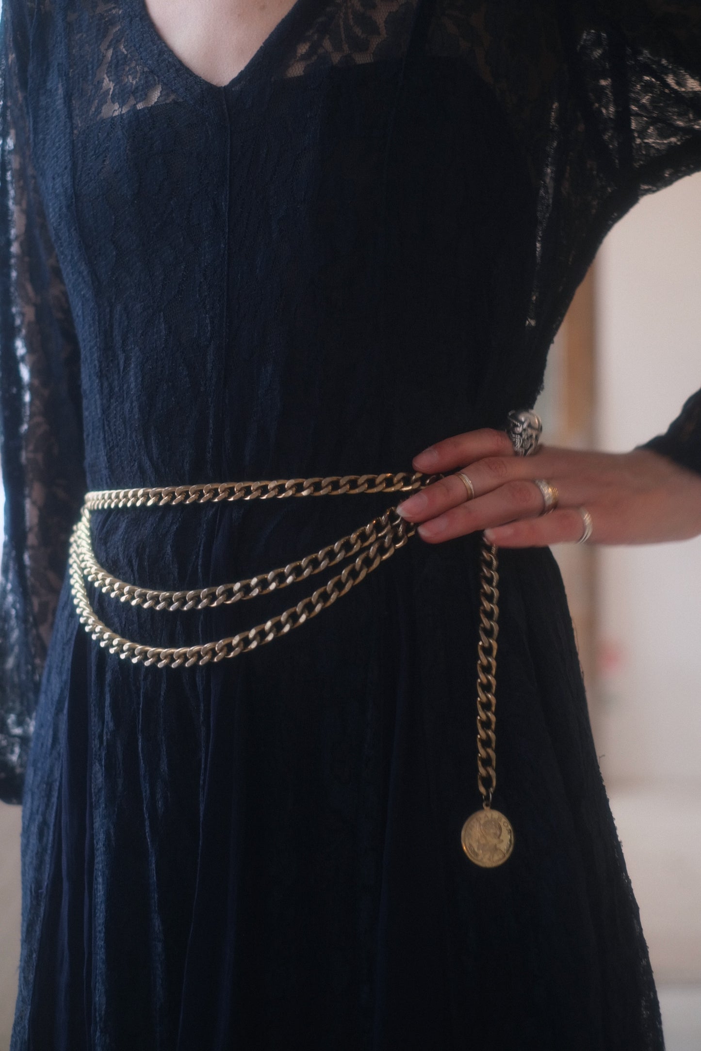 Luxe Gold Chain Belt
