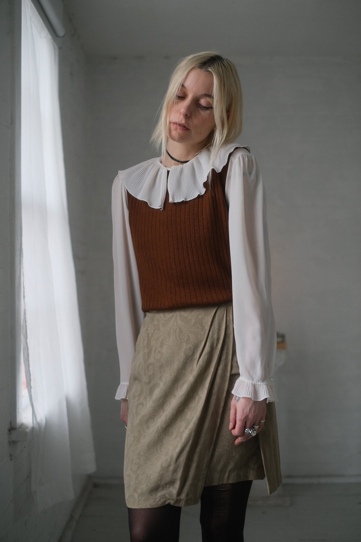 1990s Clove Knit Vest