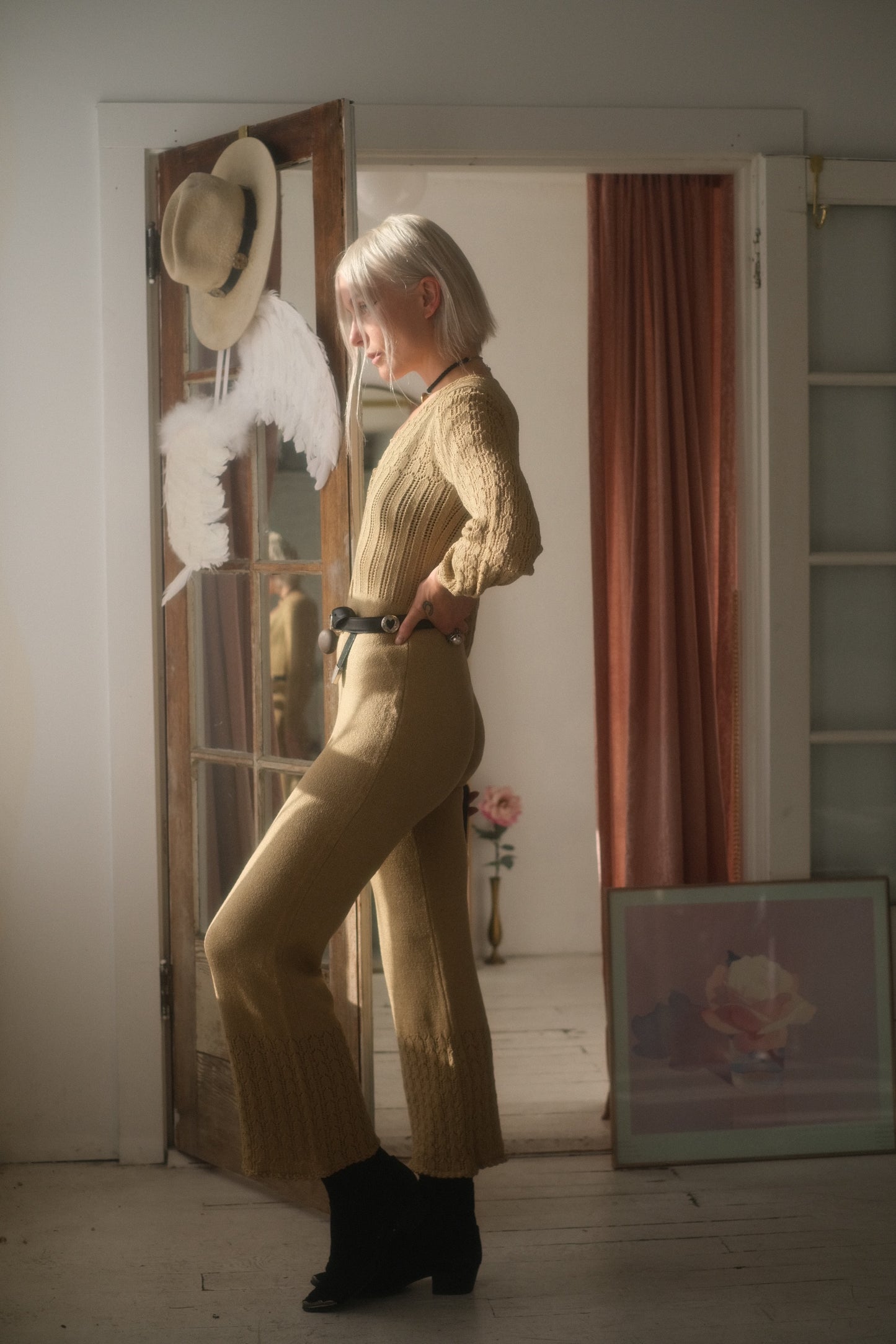 1980s Knit Jumpsuit