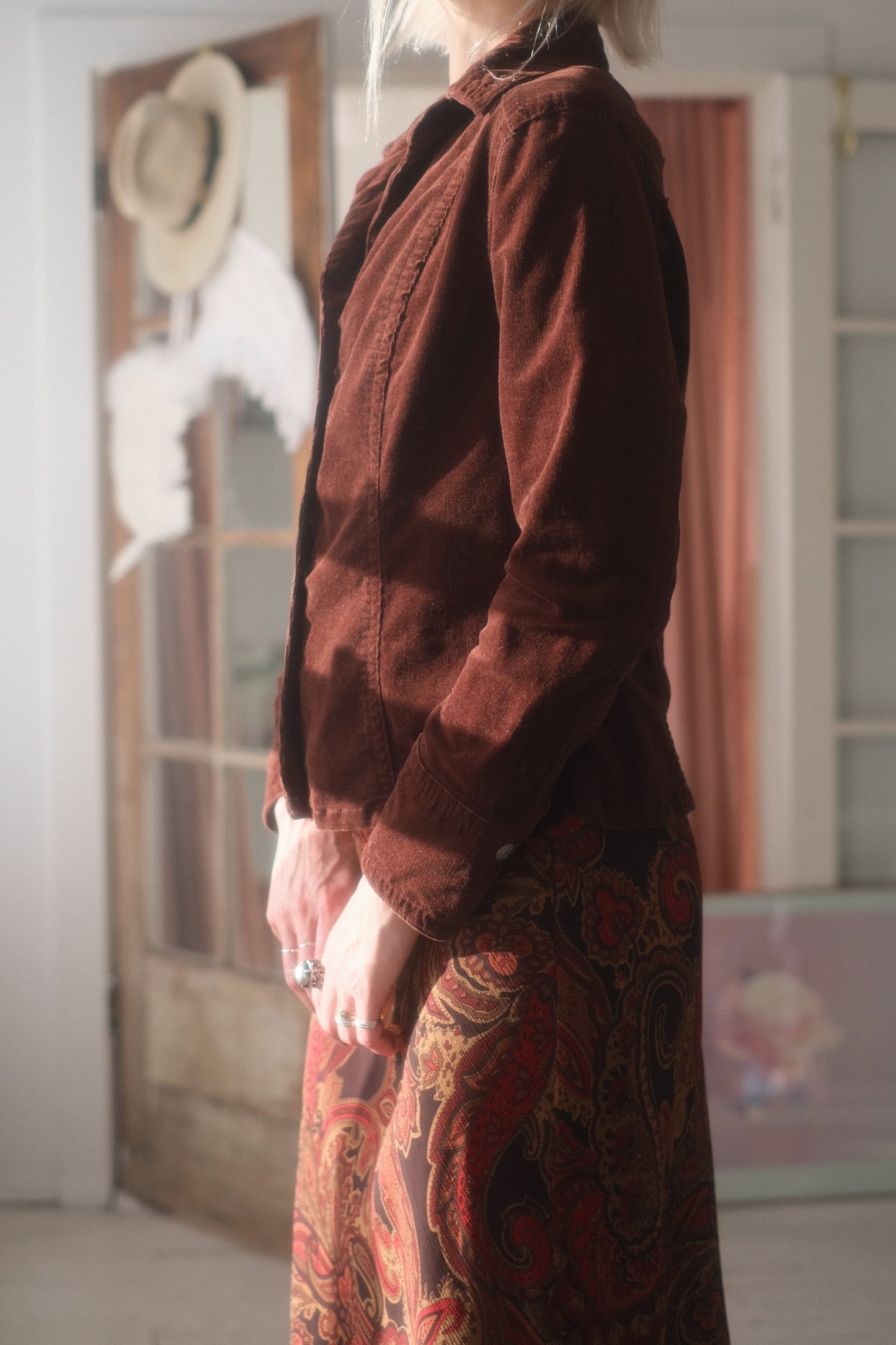2000s Velvet Snap Jacket