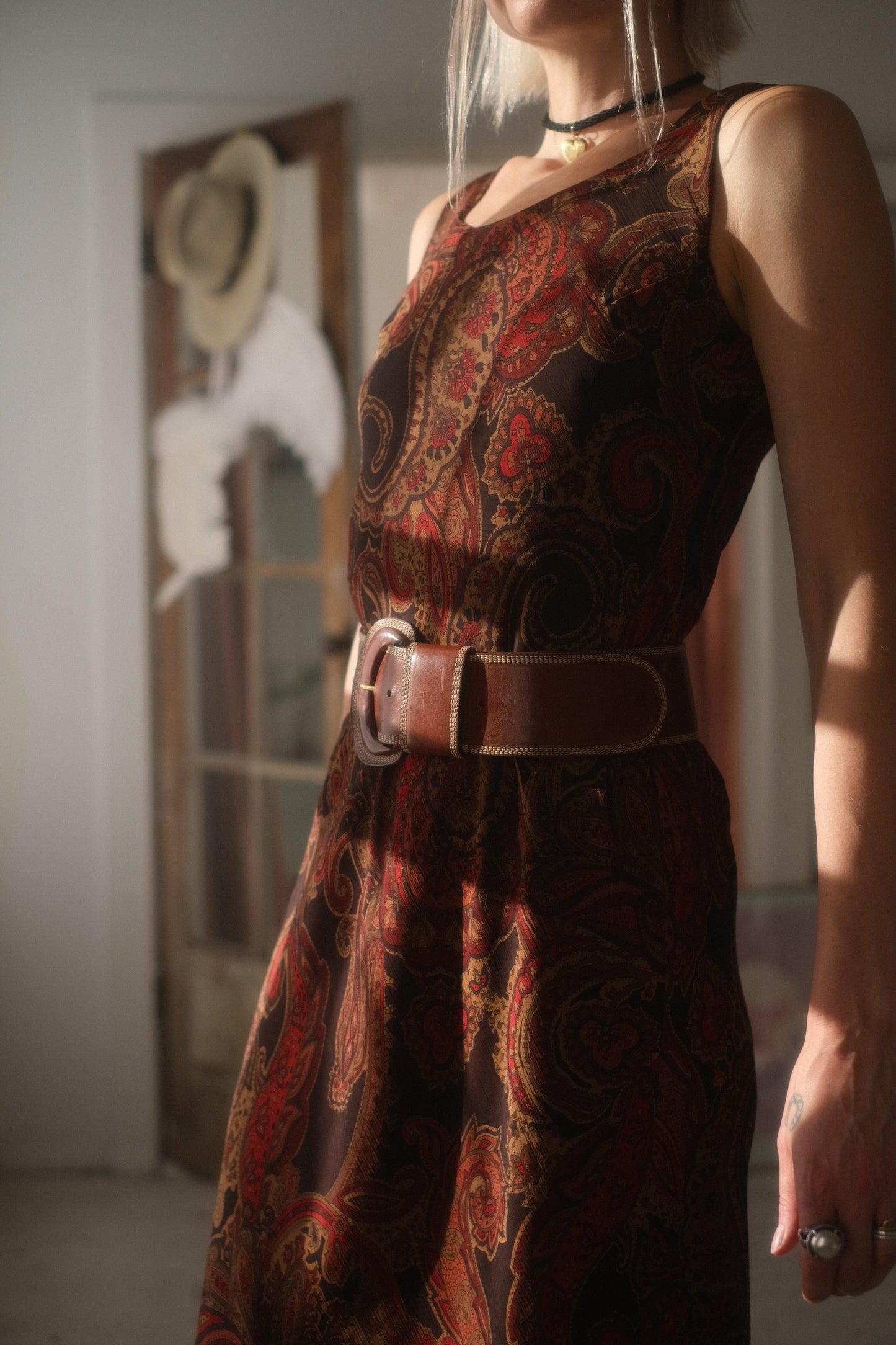 1990s DKNY Italian Leather Belt