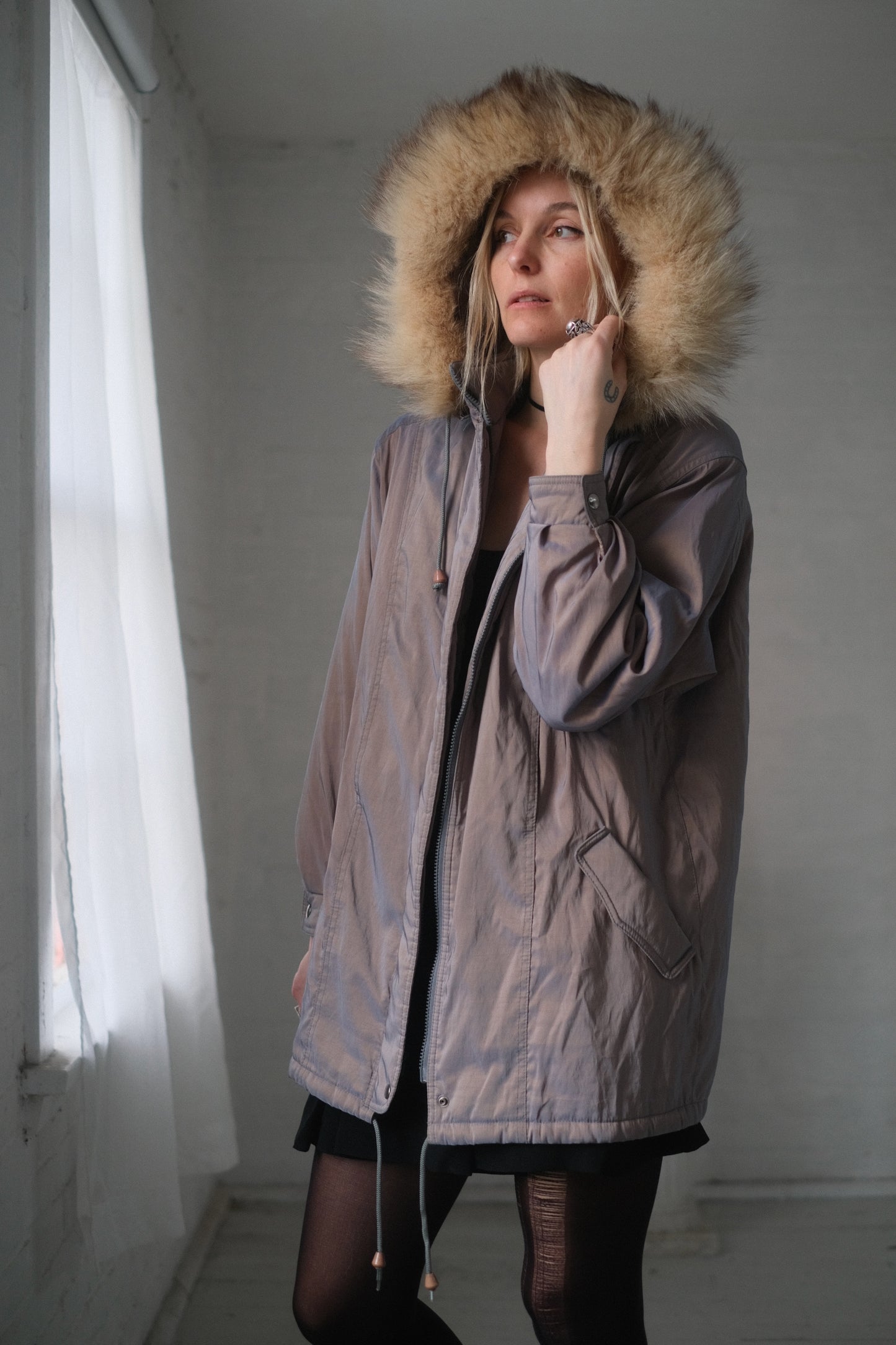 1990s Iridescent Parka