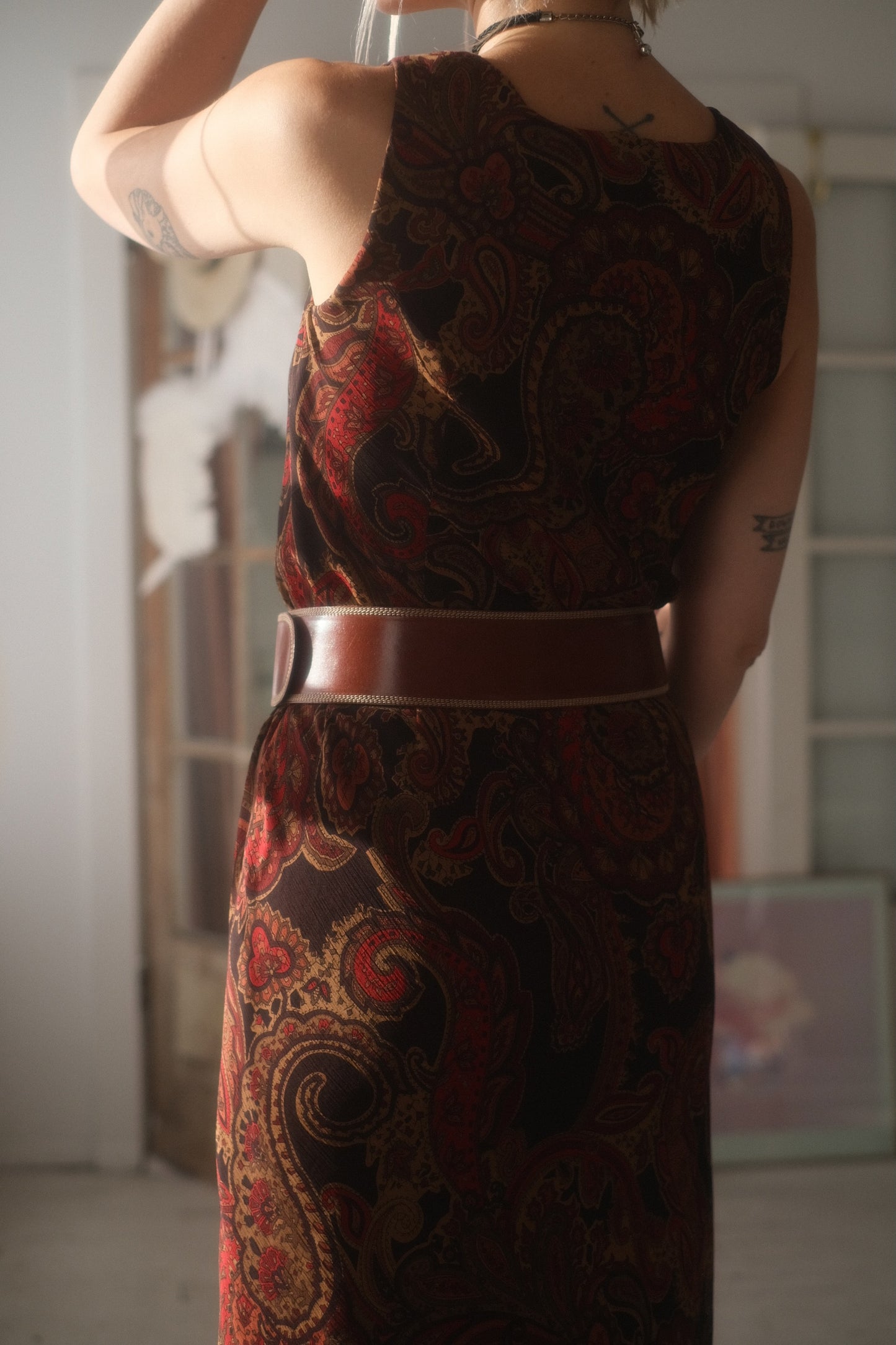 1990s DKNY Italian Leather Belt