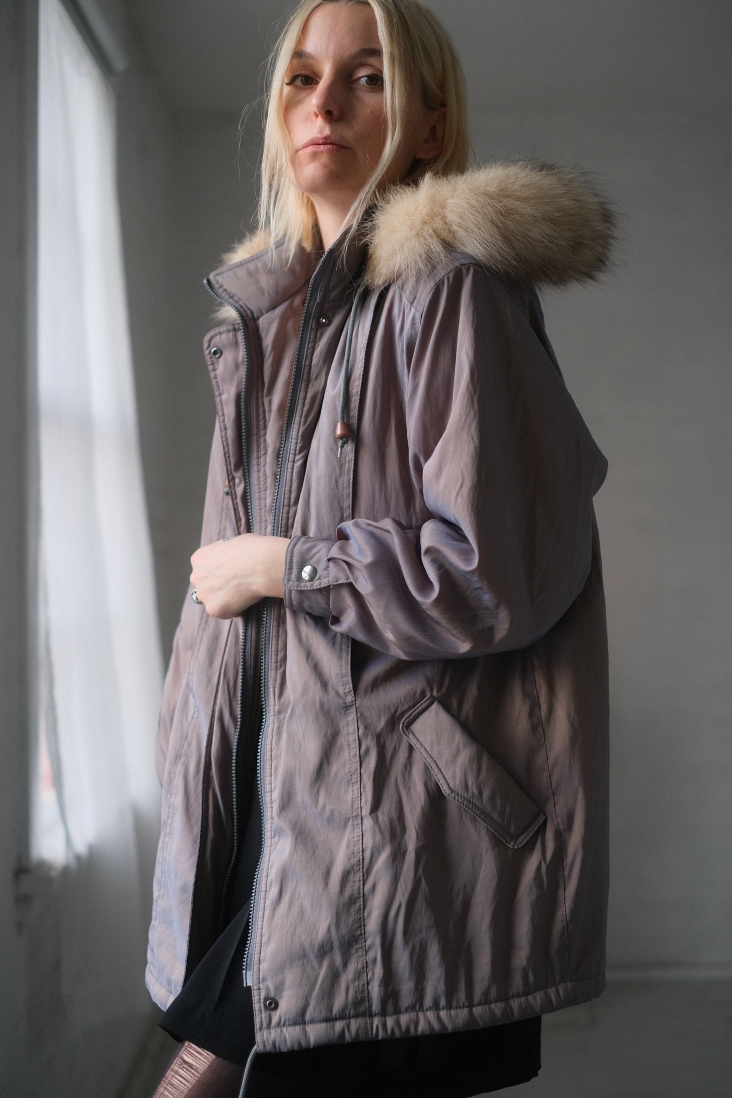 1990s Iridescent Parka