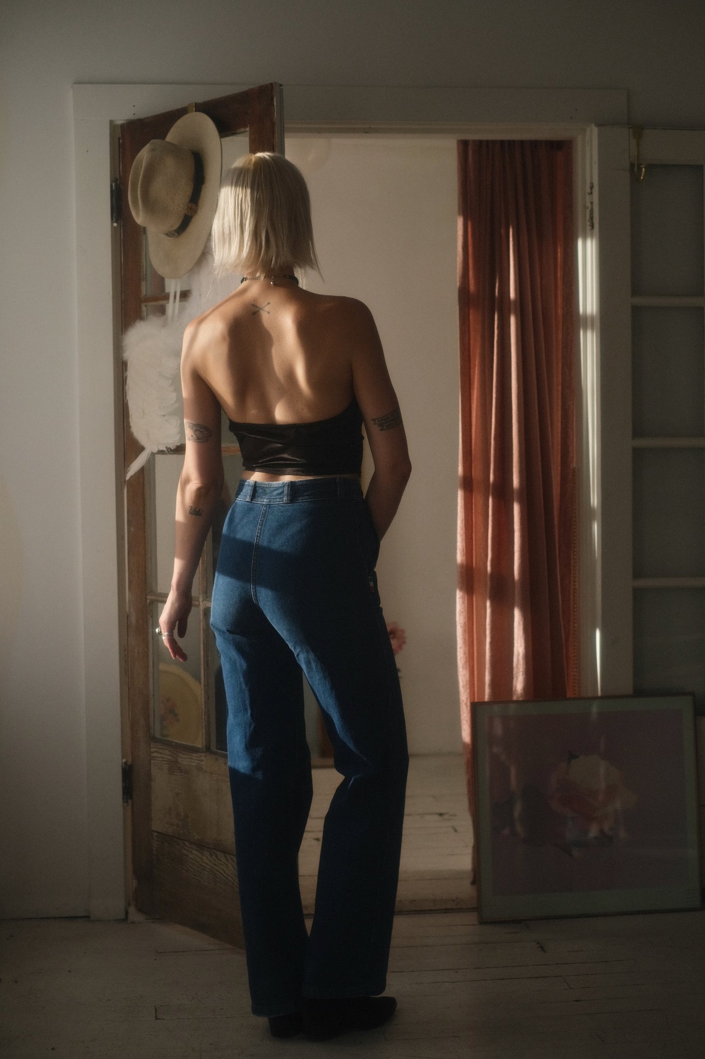 1980s Wide Leg Jeans