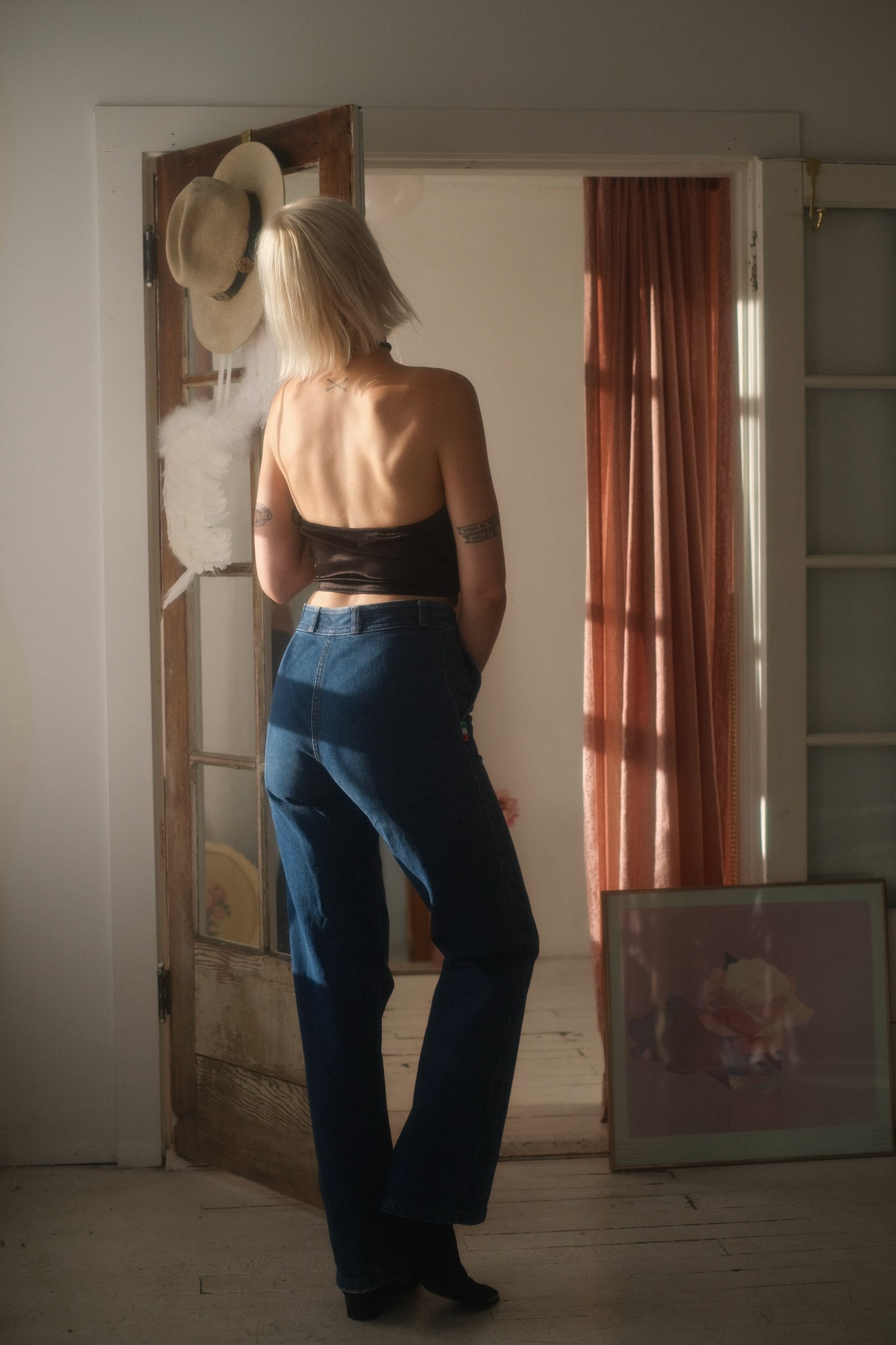 1980s Wide Leg Jeans