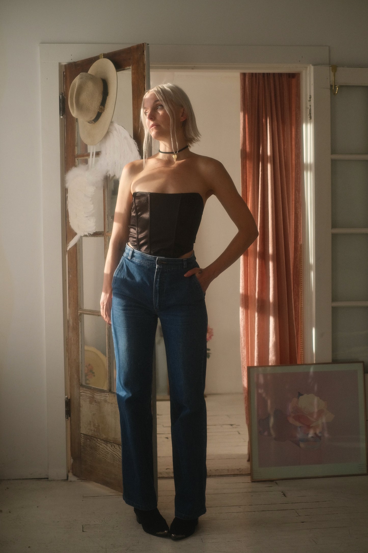 1980s Wide Leg Jeans
