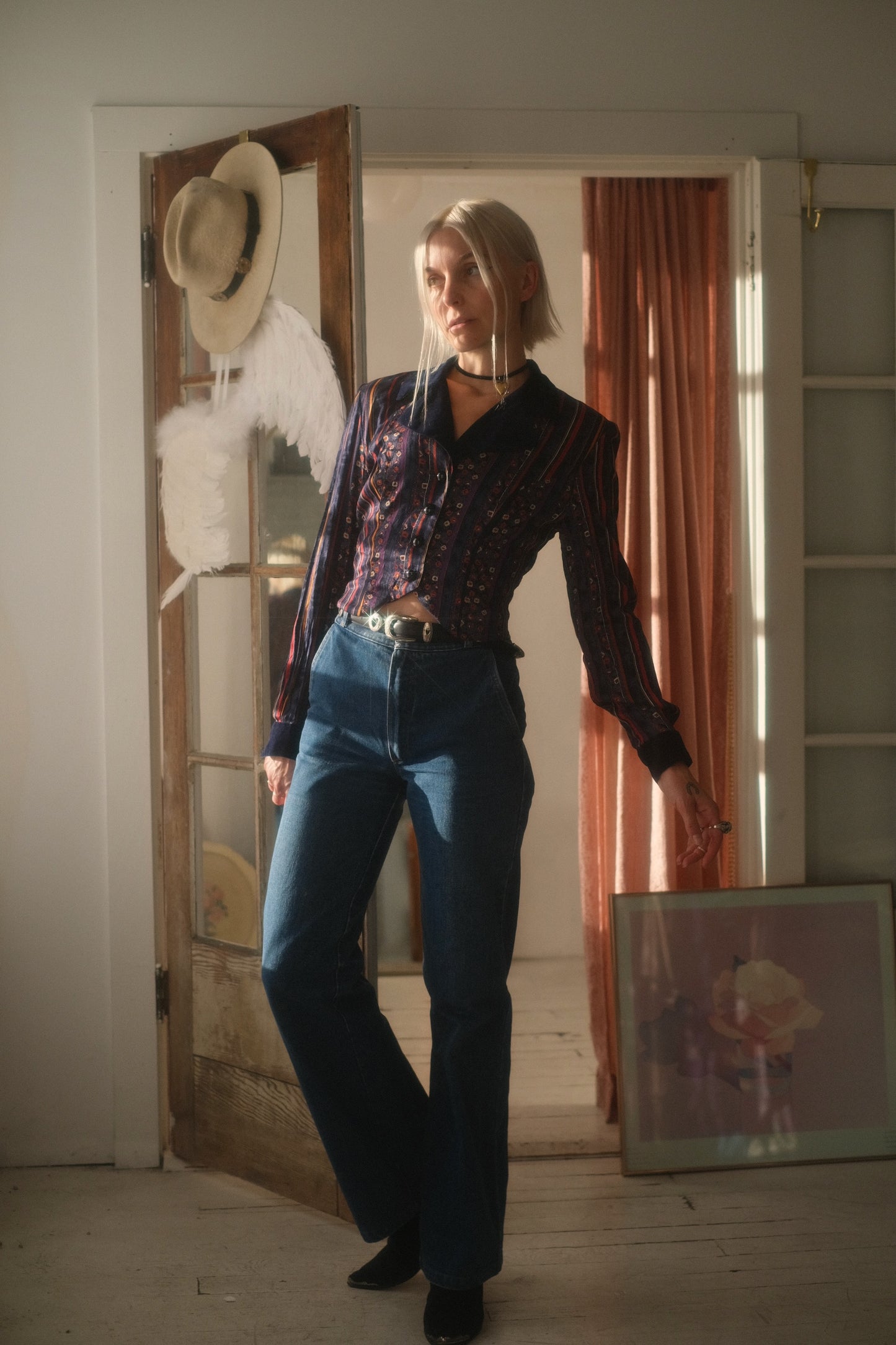 1980s Wide Leg Jeans