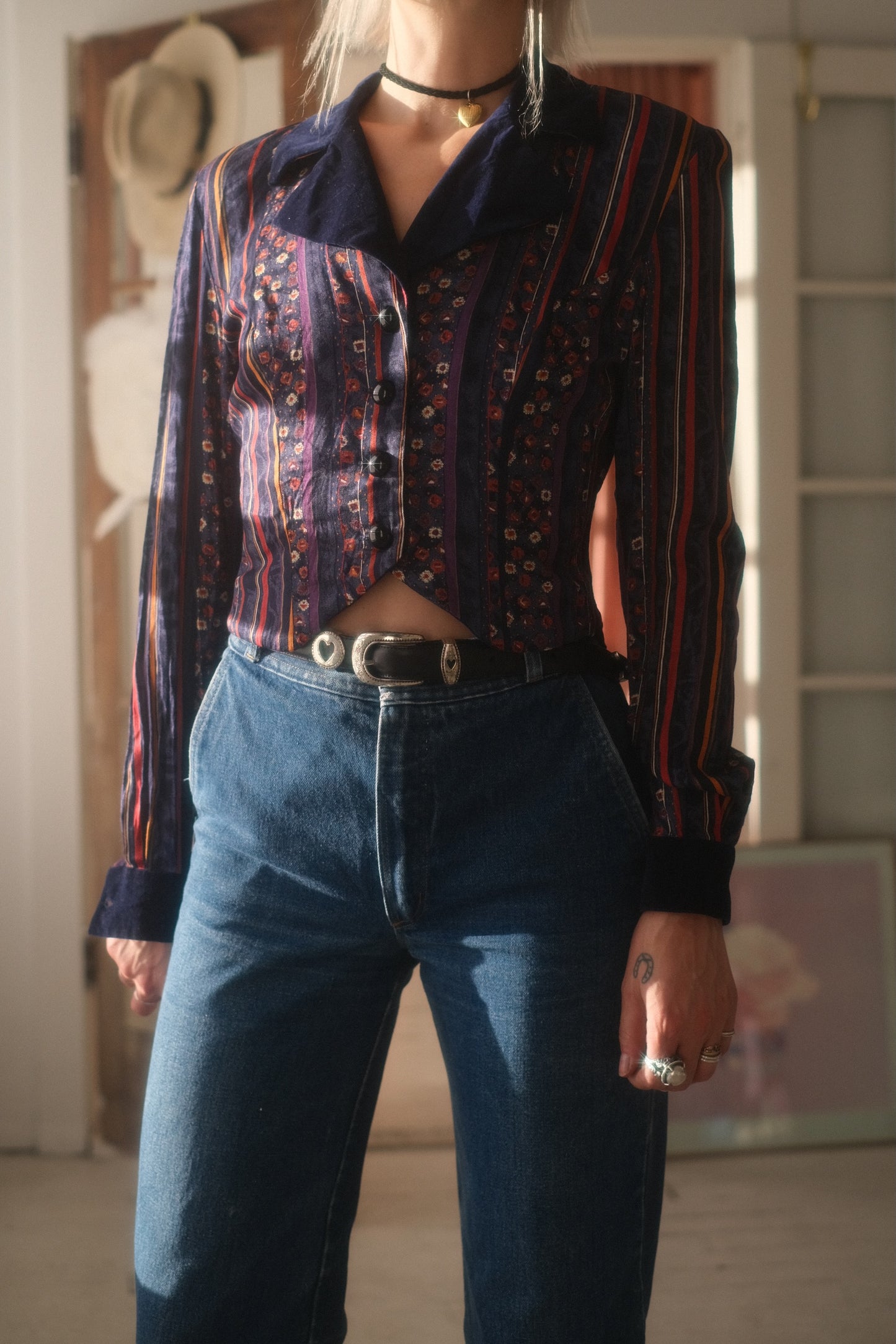1980s Rodeo Top