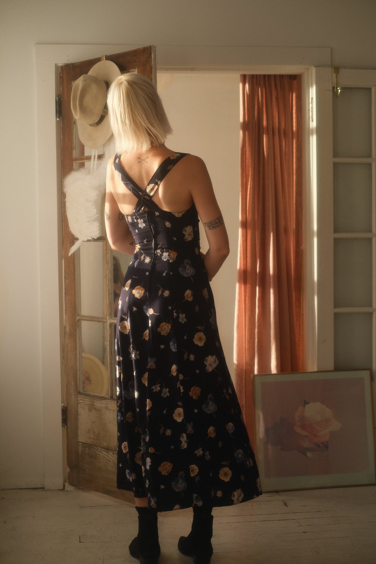 1990s Poppy Dress