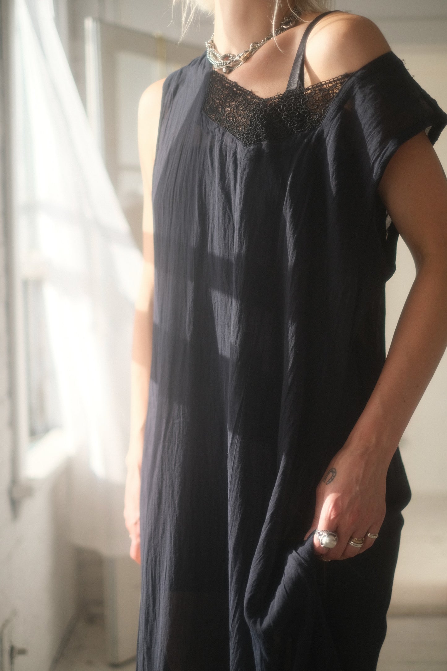 1990s Gauzy Summer Dress
