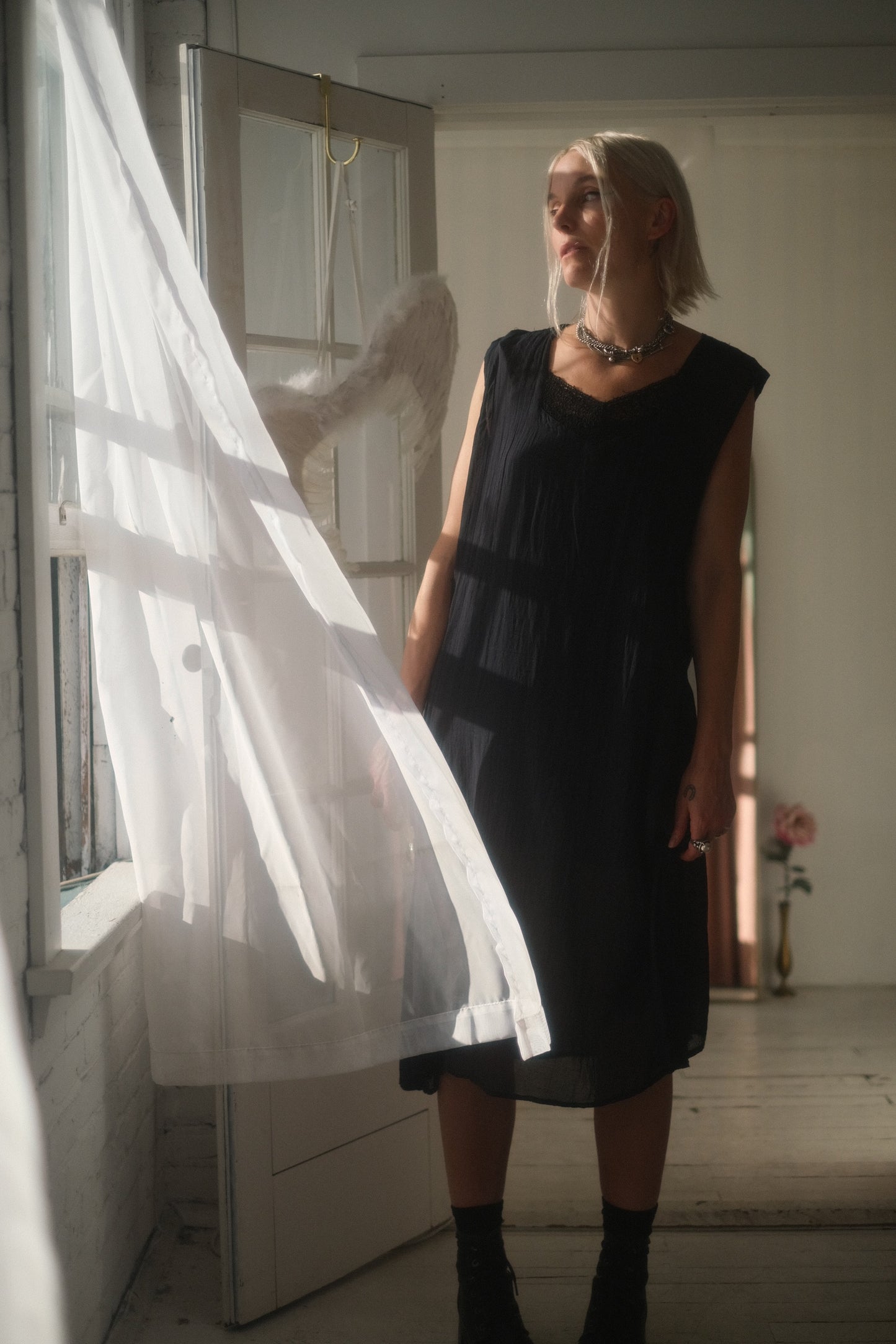 1990s Gauzy Summer Dress