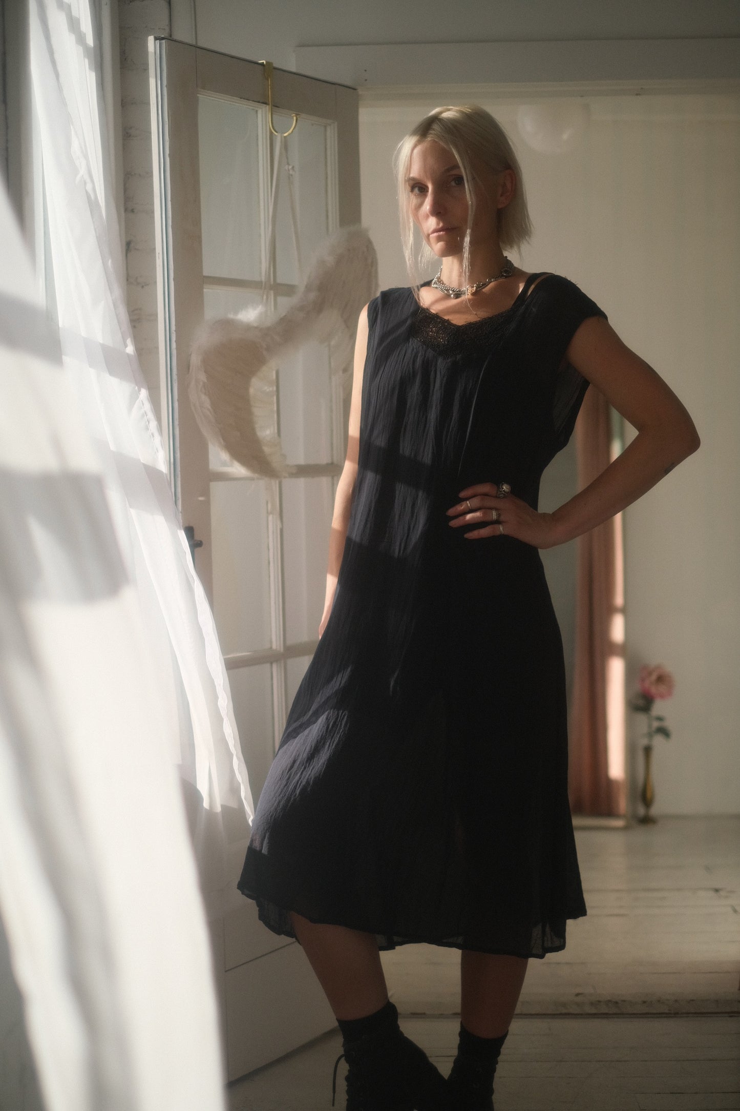 1990s Gauzy Summer Dress