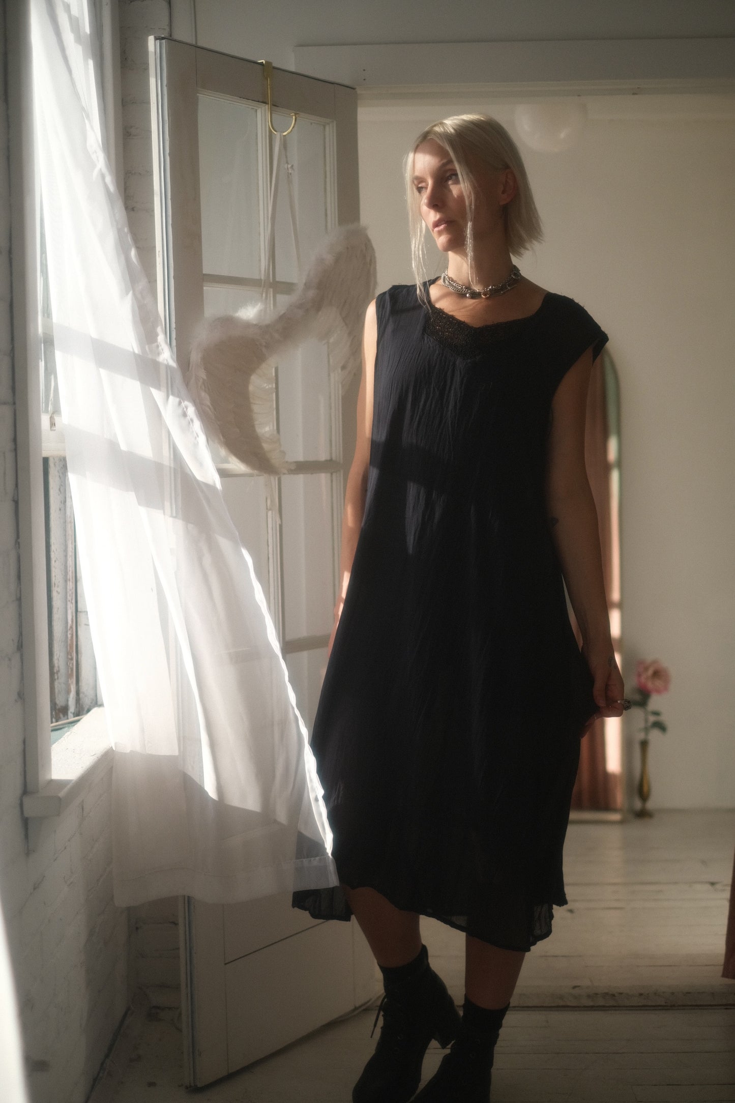 1990s Gauzy Summer Dress