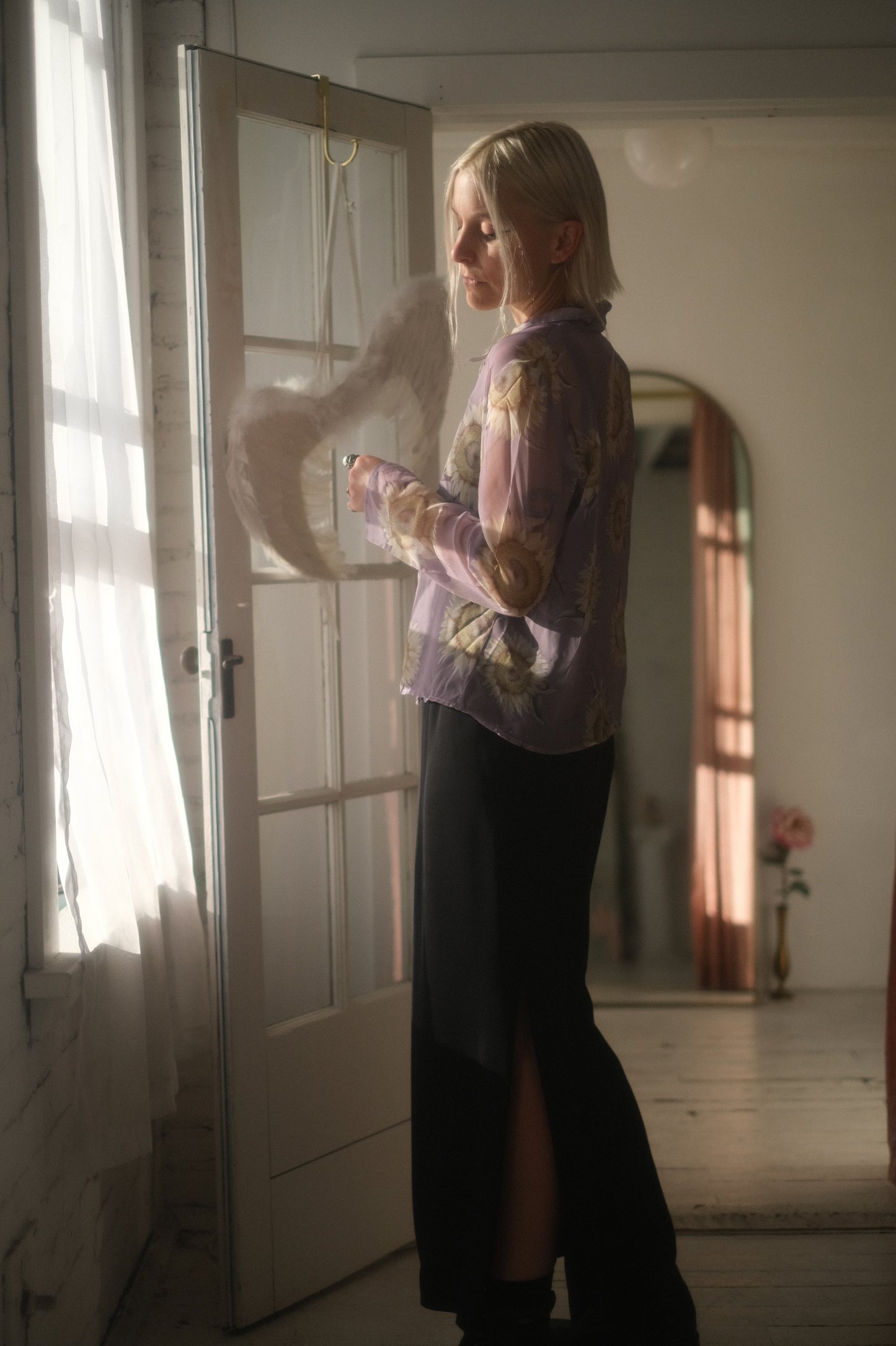 1990s Noir Maxi Skirt