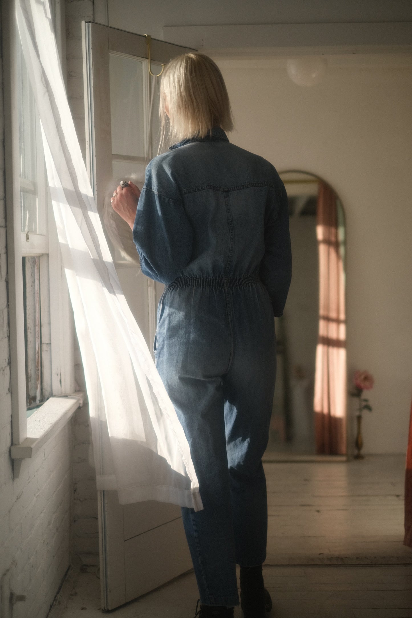1980s Denim Jumpsuit