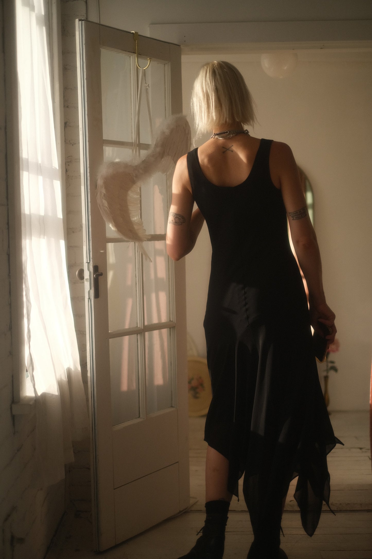 1990s Ruffled Dress