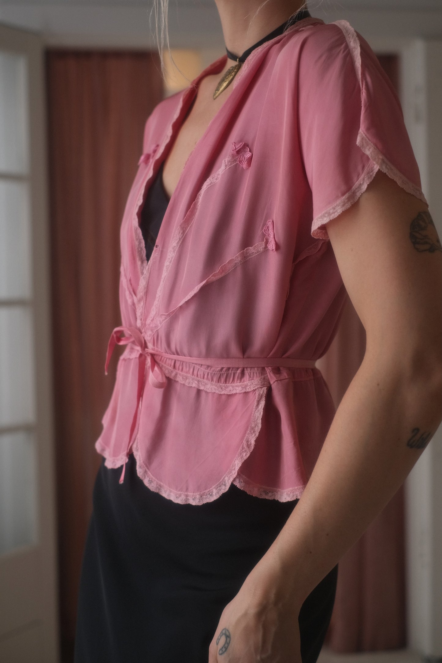1940s Butterfly Top