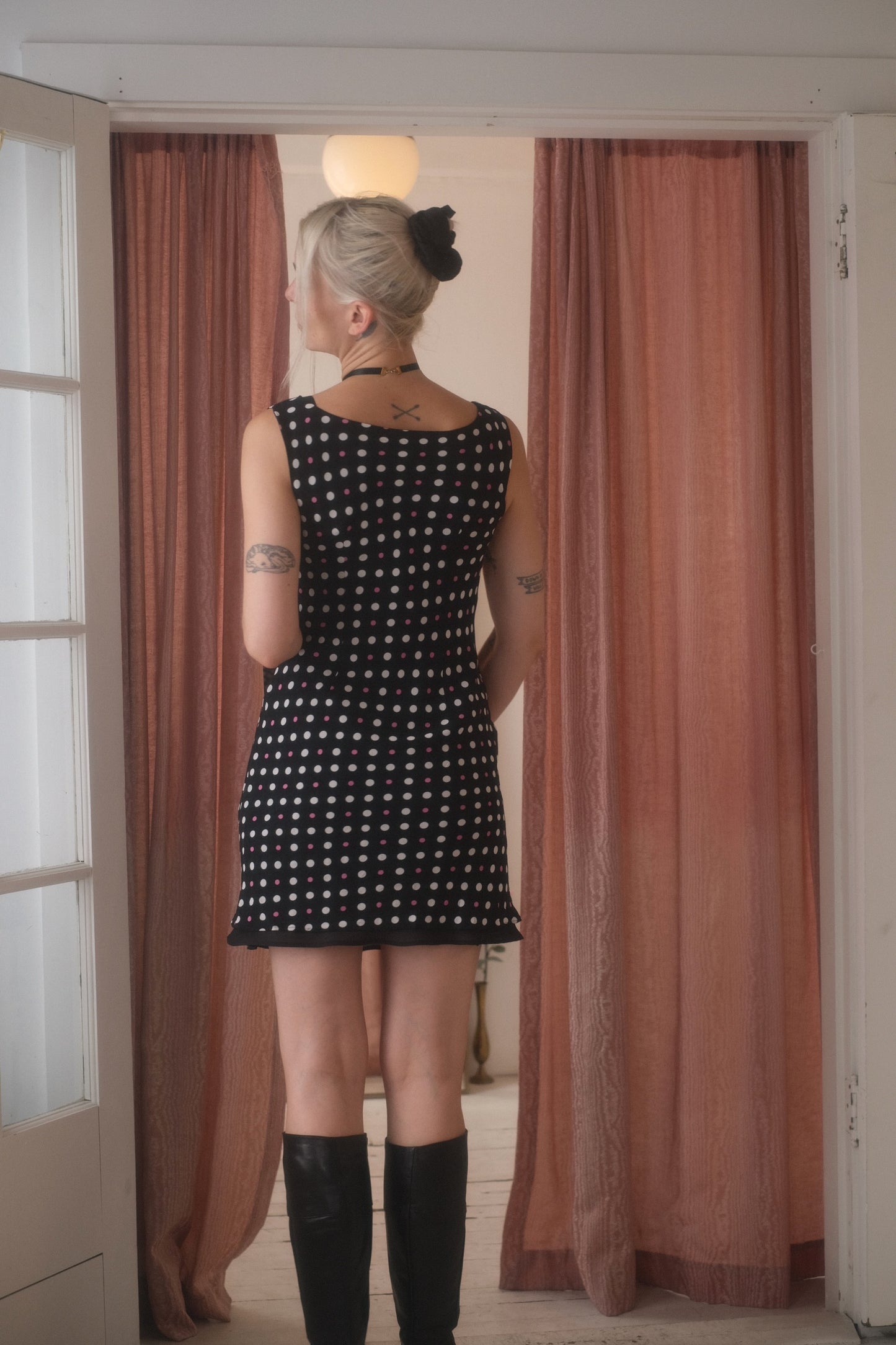 2000s Polka Dot Midi