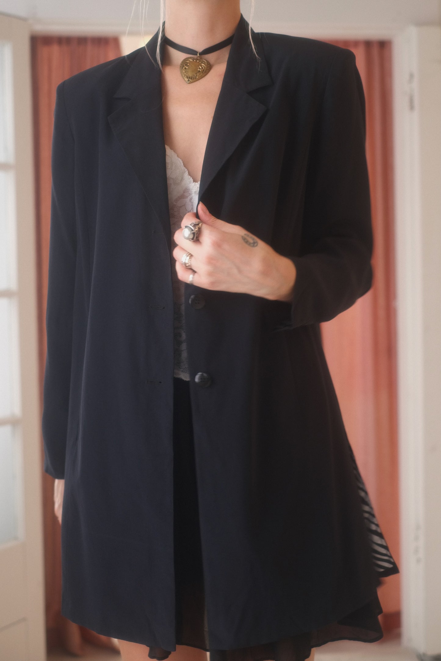 2000s Silk Blazer