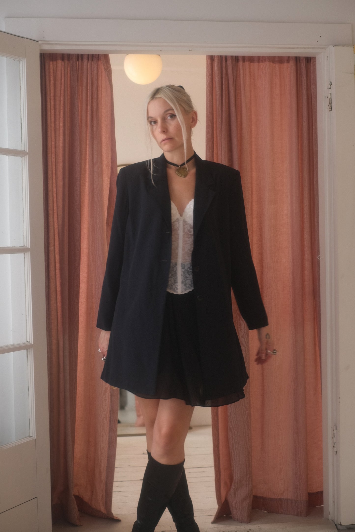 2000s Silk Blazer