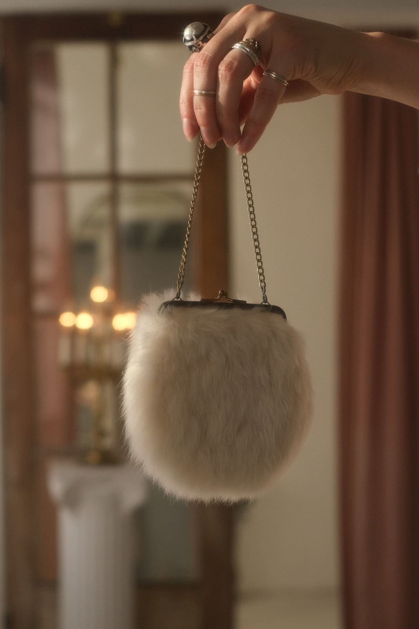 1970s Fur Mini Purse