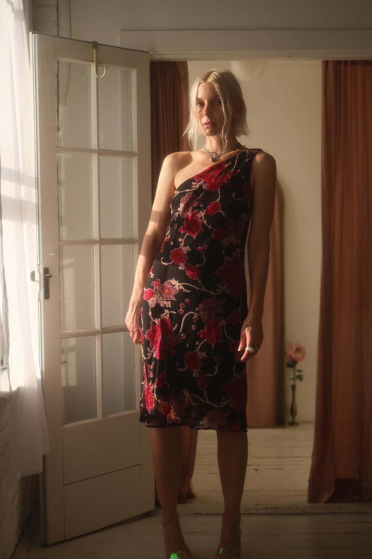 2000s Freesia One Strap Dress