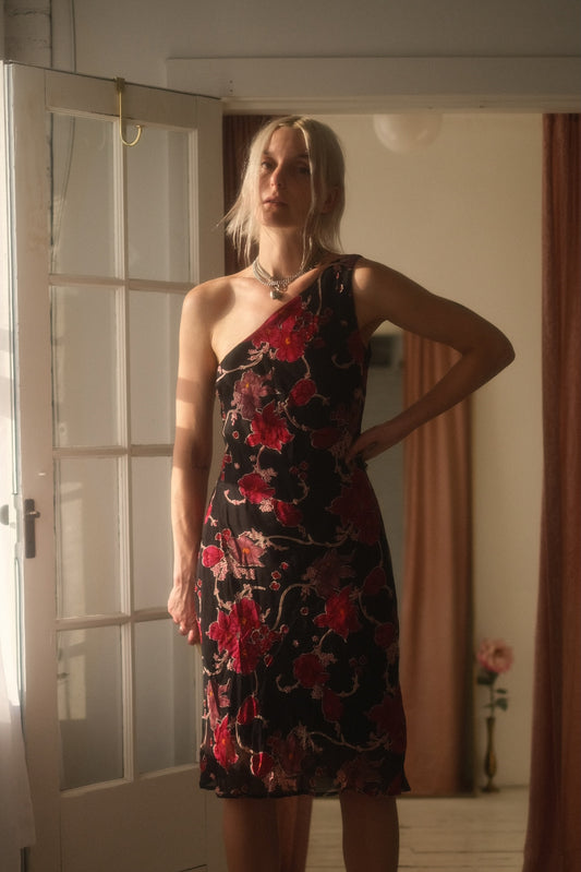 2000s Freesia One Strap Dress