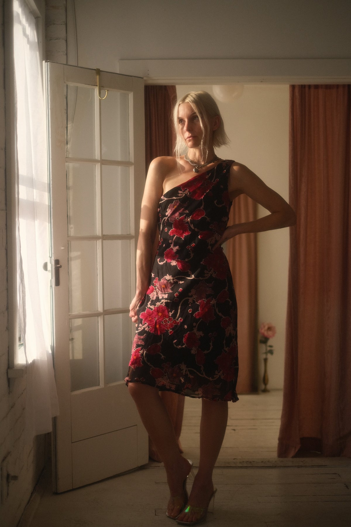 2000s Freesia One Strap Dress