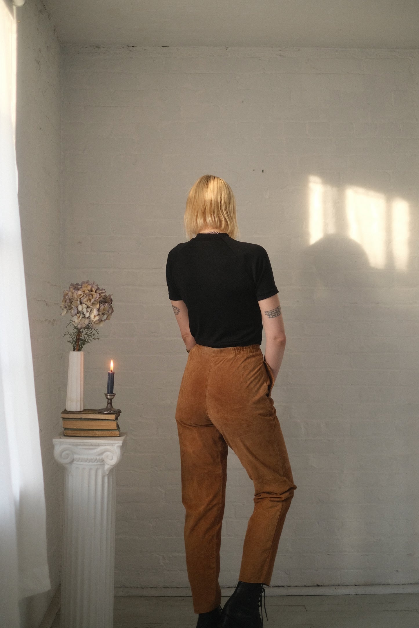 1980s Dulce Suede Trousers