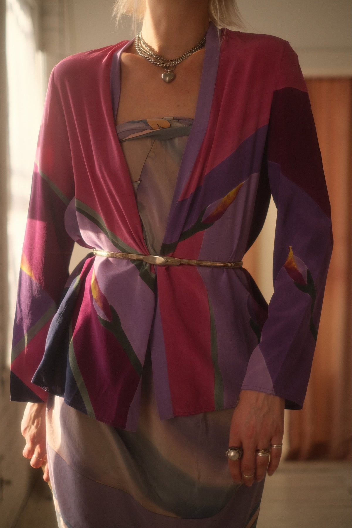 1980s Silk Jacket