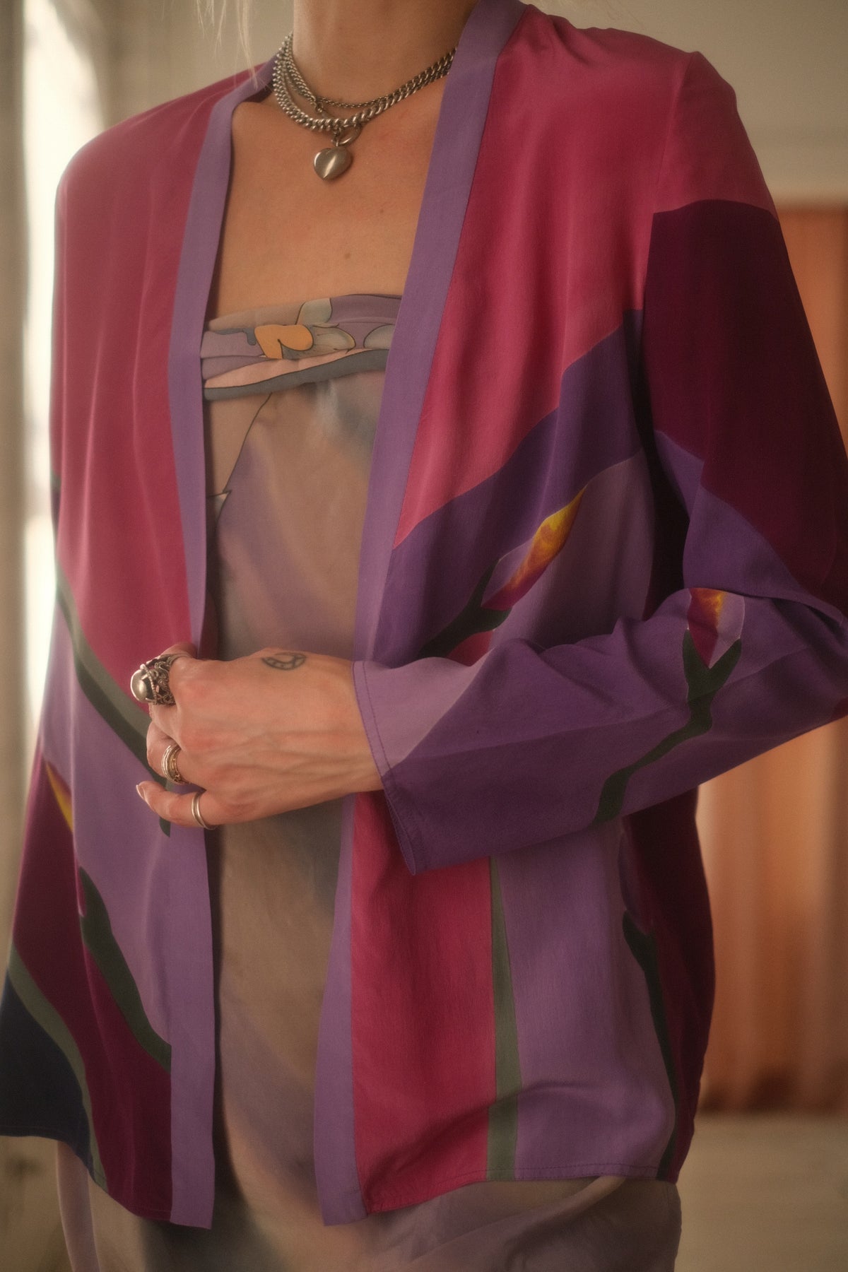 1980s Silk Jacket