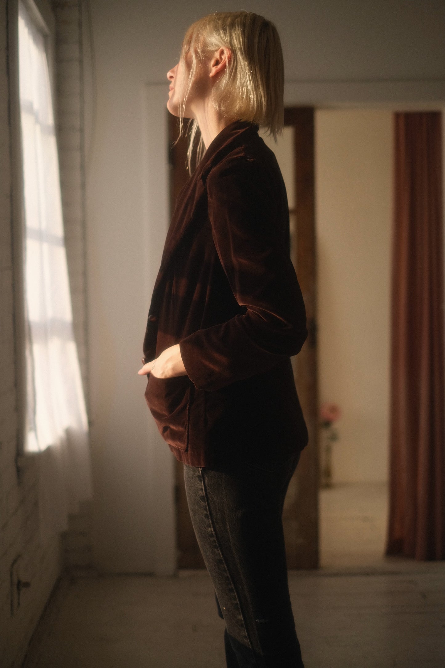1970s Velvet Suit Set