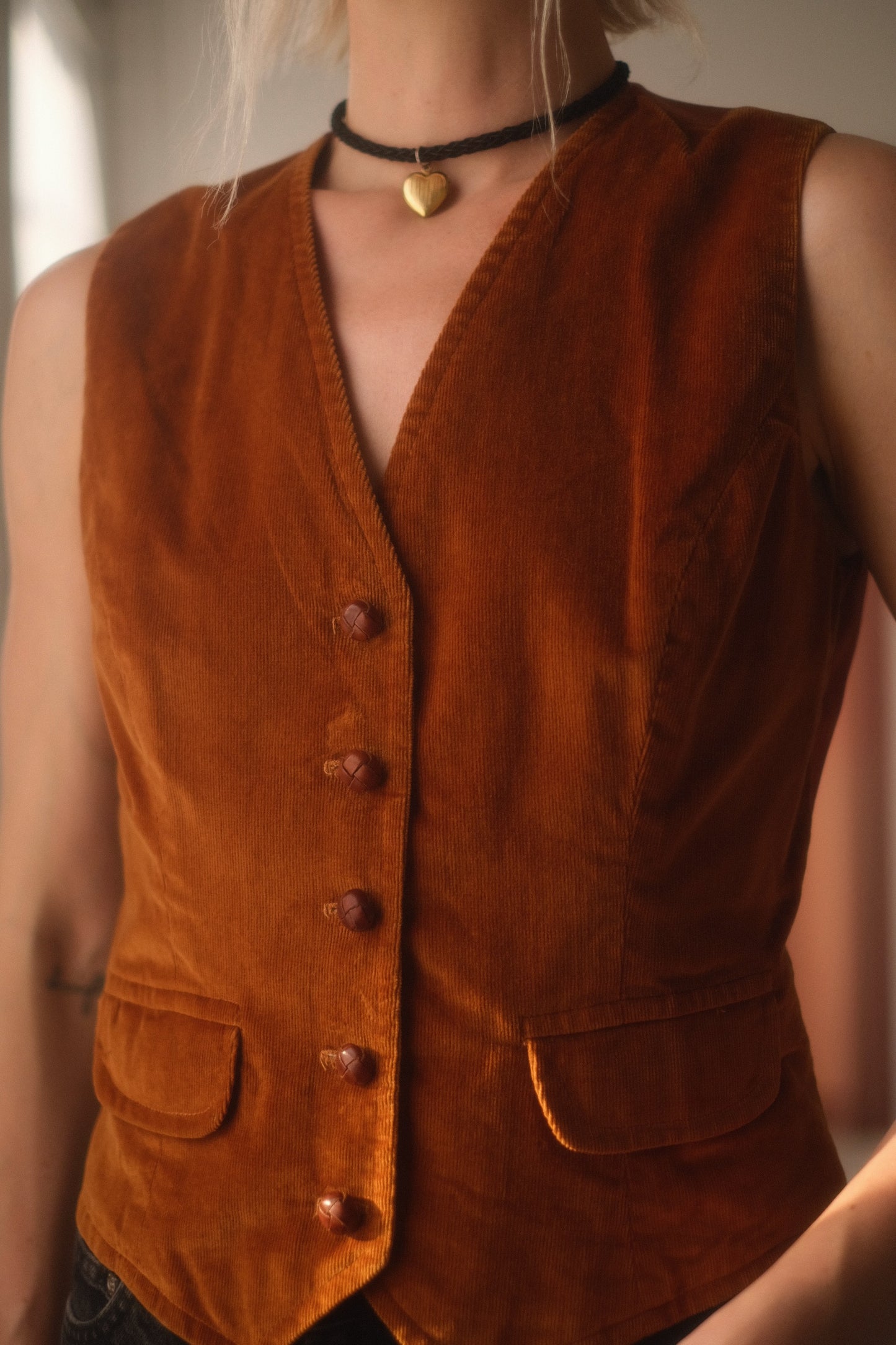 1970s Corduroy Vest
