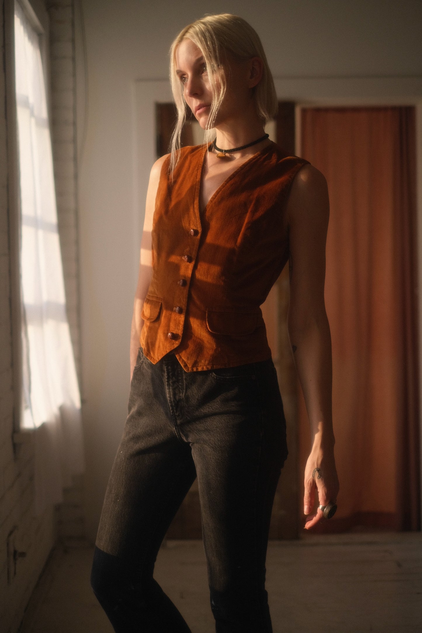 1970s Corduroy Vest
