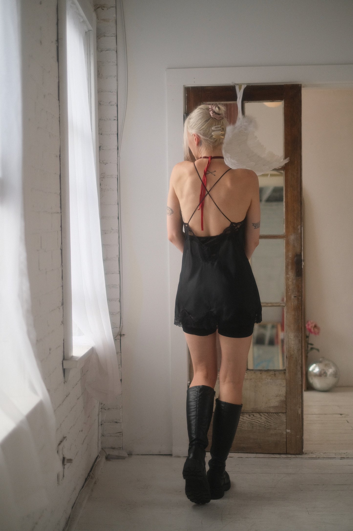 1990s Cross Back Slip